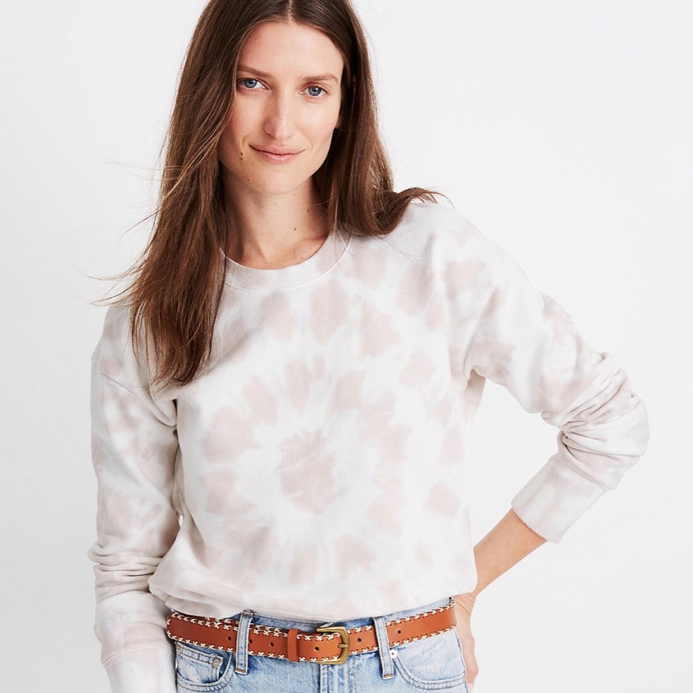 Madewell | Tie-Dye Crop Sweatshirt